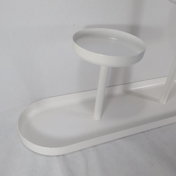 IKEA Chilistran Plant Stand Henrik Preutz White Metal 604.922.45 19.25x5.5" - Picture 3 of 16